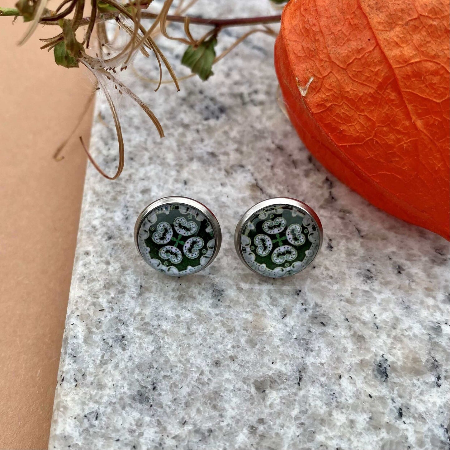 Ohrstecker "Kleeblatt"