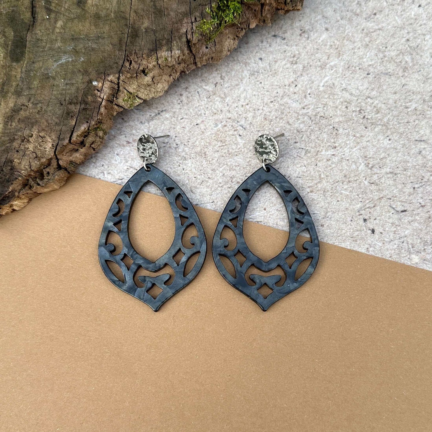 XXL-Ohrringe "Blaubeere 2“