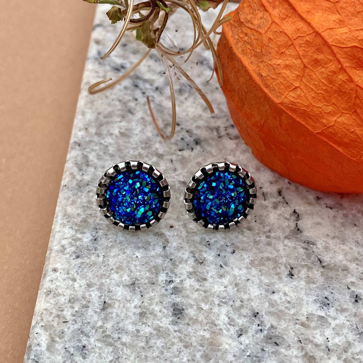 Ohrstecker "blaue Sterne"