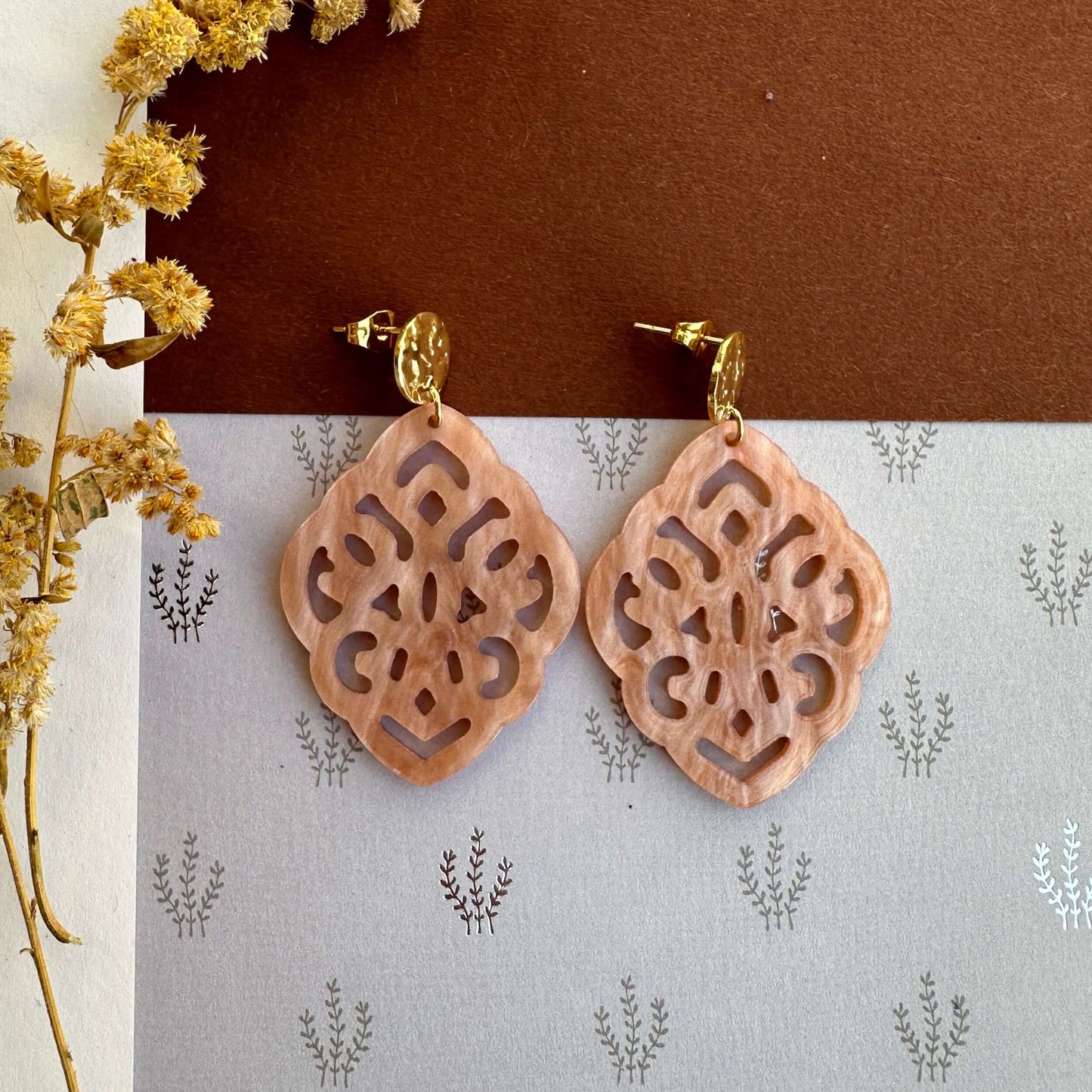 Ohrringe „cream“