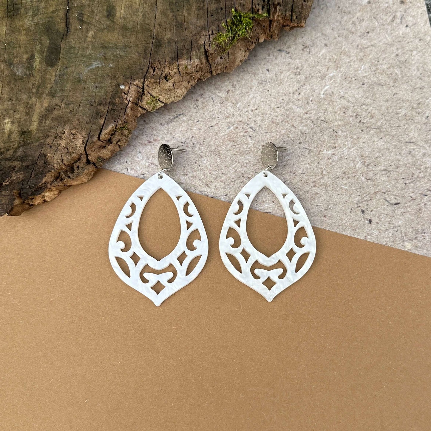 XXL-Ohrringe "Schneeflocke“