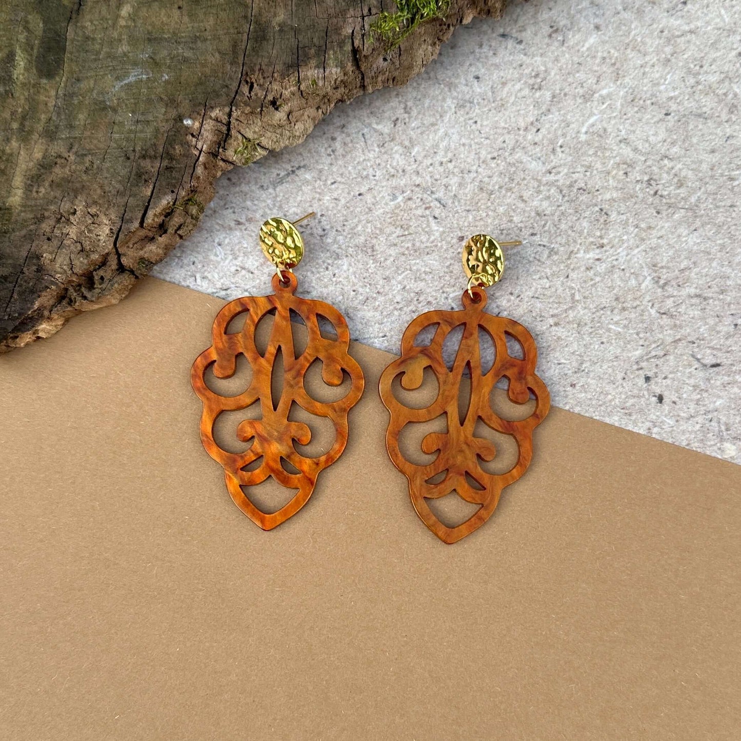 XXL-Ohrringe "Tiger“