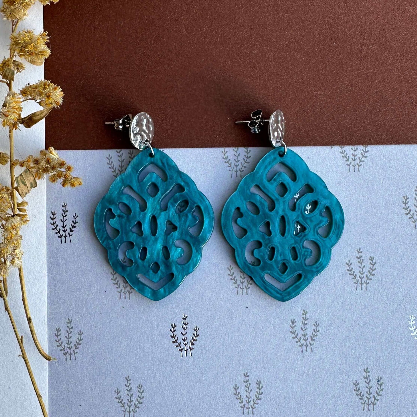 Ohrringe „blauer See“