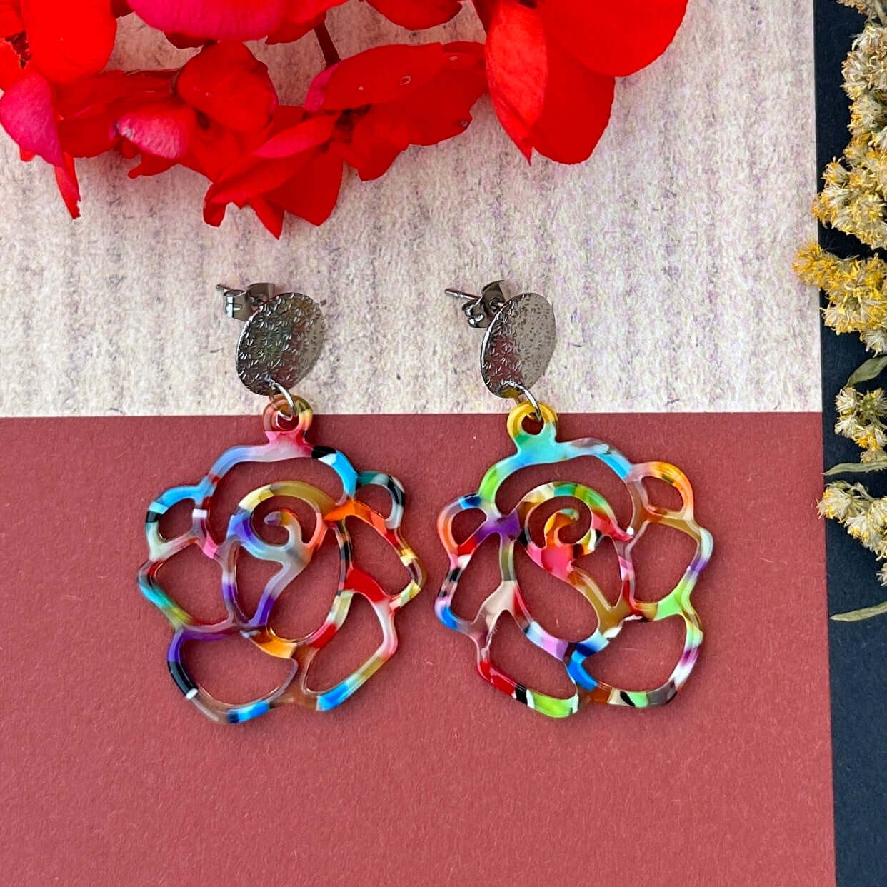 Ohrringe "bunter Allrounder"