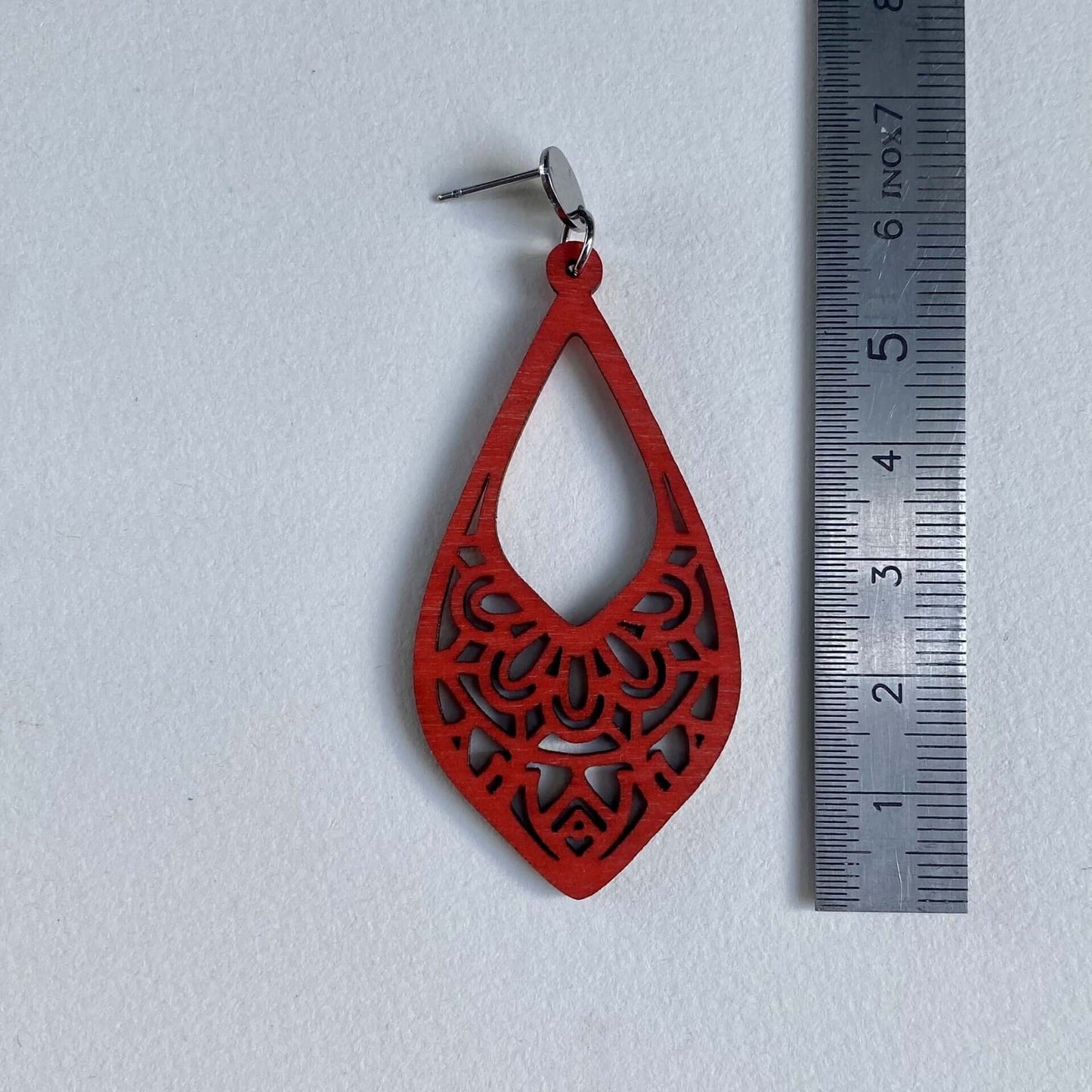 Ohrringe "Blutorange"