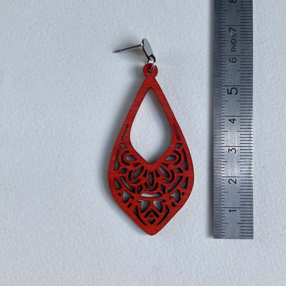 Ohrringe "Blutorange"